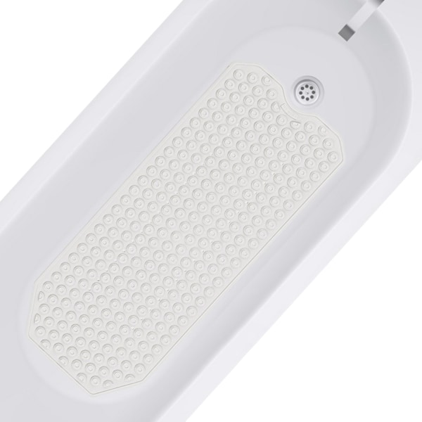 XJ-Tatkraft, Secure - Skridsikker bademåtte til badekar - Hvid