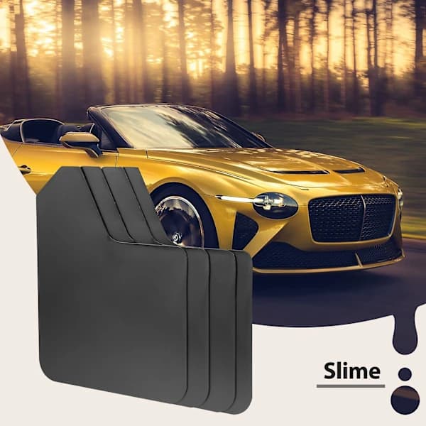 4 stk. Universal Stænklapper til Bil Pickup Van Lastbil Mudflaps Mudguards Splash Guards med Skrue