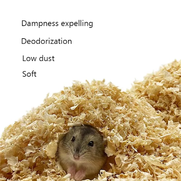 Hamster Sågspån Sterilisera Deodorant Fluffig Stock Sågspån Torrt Varmt Hus Padding Material Smådjursbo Dekorera Tillbehör