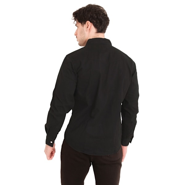 Duke Herr D555 Western Denimskjorta XL Svart Black X-Large