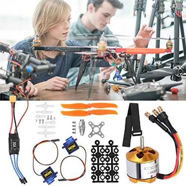 XJ-2212 1400kv Motor+8060 Propeller+sg90 9g Servo+30a Xt60 Esc Rc Helikopter Tilbehør Til Rc Quadcopter
