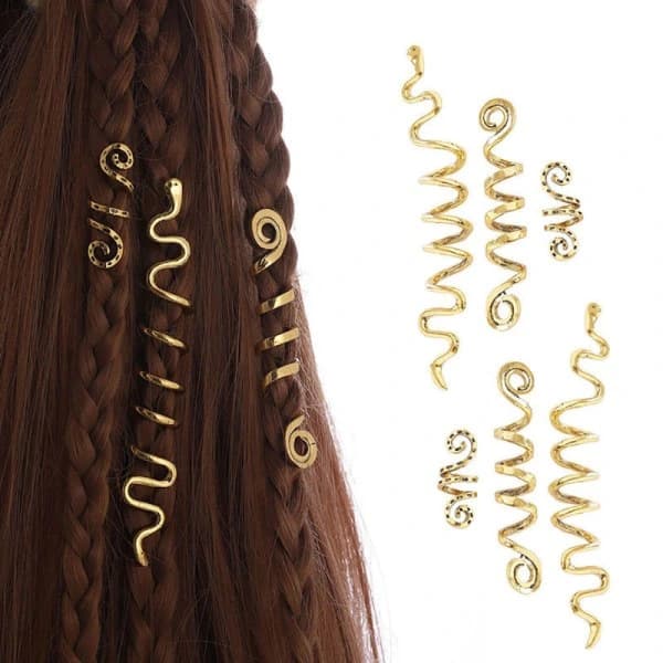 28 stycken Dreadlocks Smycken Fläta Hår Smycken 19#