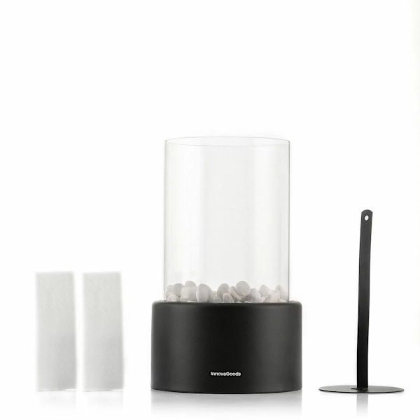 XJ-Bioethanolpejs - Jern og Glas - Ø 16 cm