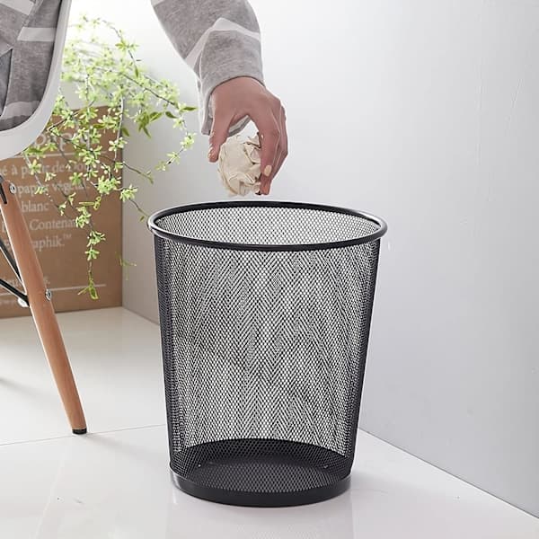 Rund trådkurv, tykt rustfritt jern