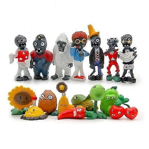 16 st Plants vs Zombies Leksaker Anime Actionfigurer