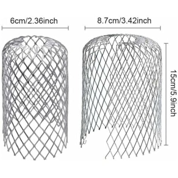Aluminium Tagrendefiltre Gitter Tagrendebeskyttelse Metal Tagrendebeskytter Blade til Hus, Tagudhæng, Grøft