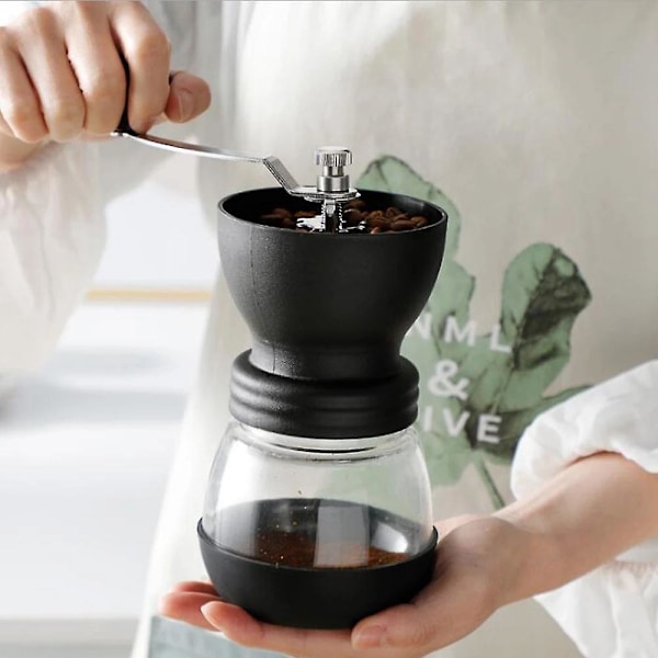 Bärbar Kaffekanna Kaffemaskin Handvevad Hemkaffekvarn