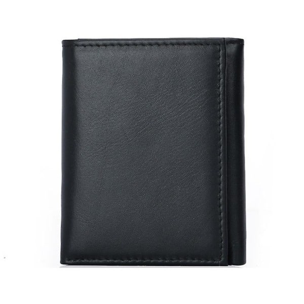 XJ-Herr Stealth Mode Tri-fold Läderplånbok med RFID-skydd