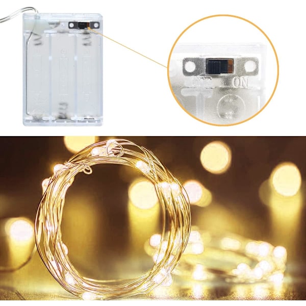 XJ-Ramadan 2022 LED Ljusslinga, Cshare 10m 100 LED