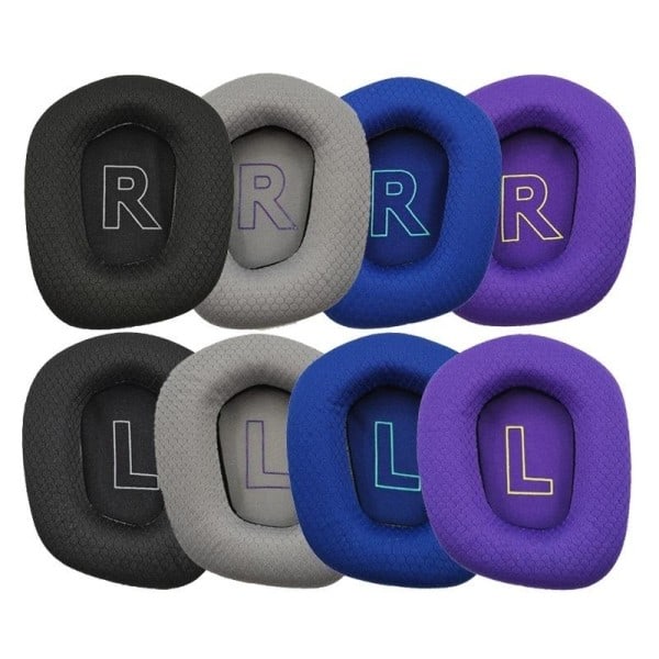 XJ-ørepluter / hodebøyleputer for Logitech G733 G335 svart