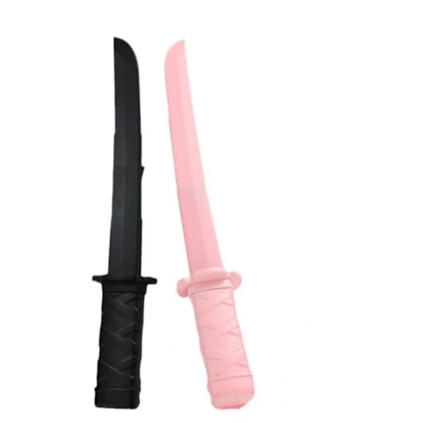 3D-printet Fidget Samurai Legetøj 3D Gravity Katana Legetøj SORT sort