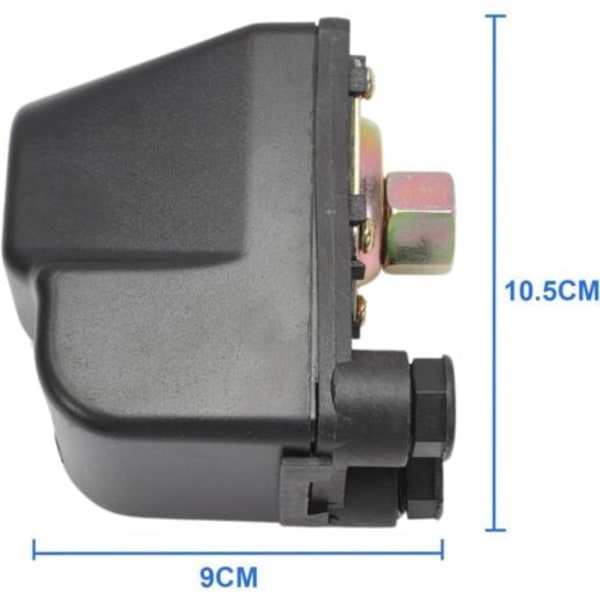 Vandpumpecontroller, automatisk vandpumpecontroller til vandpumpeforstærker vandpumpetrykstyring G1/4\" interfacegevind