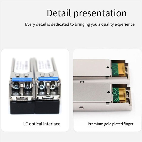 XJ-1 stk. Sfp-modul Rj45 Switch Gbic 10/100/1000 Connector Sfp Kobber Rj45 Sfp-modul Gigabit Ethernet