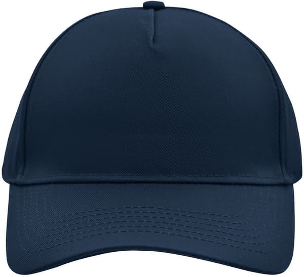 5-panels marineblå baseballcaps