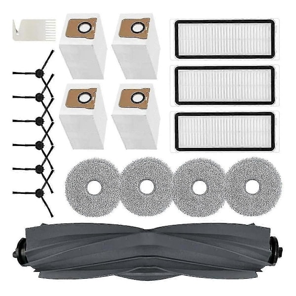 Til Dreame L20 Ultra Robotstøvsuger Hovedbørste Sidebørste Hepa Filter Moppeklud Støvposer Reservedele