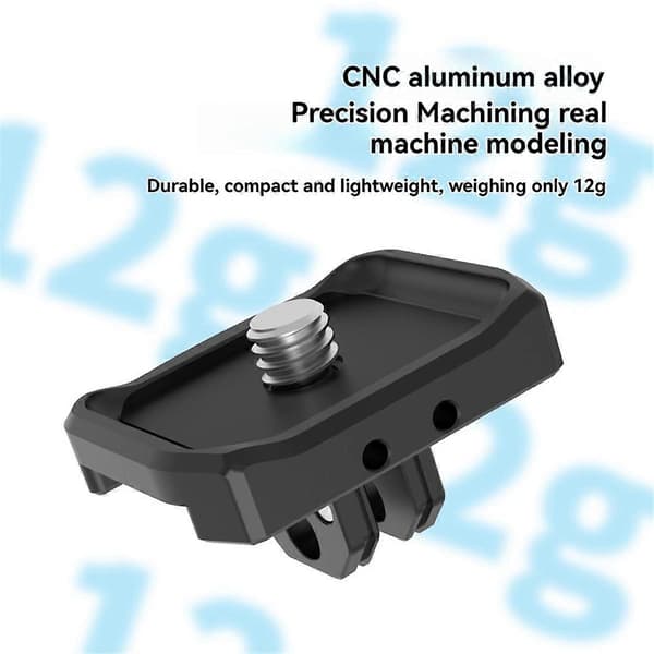 Til Pocket 3 Tilbehør Magnetisk Basebeslag 1/4 Adapter Interface Magnetisk Stativforbindelse