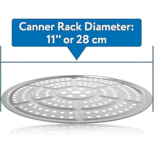 2-pak 28 cm trykkoger/konserveringsstativ i rustfrit stål