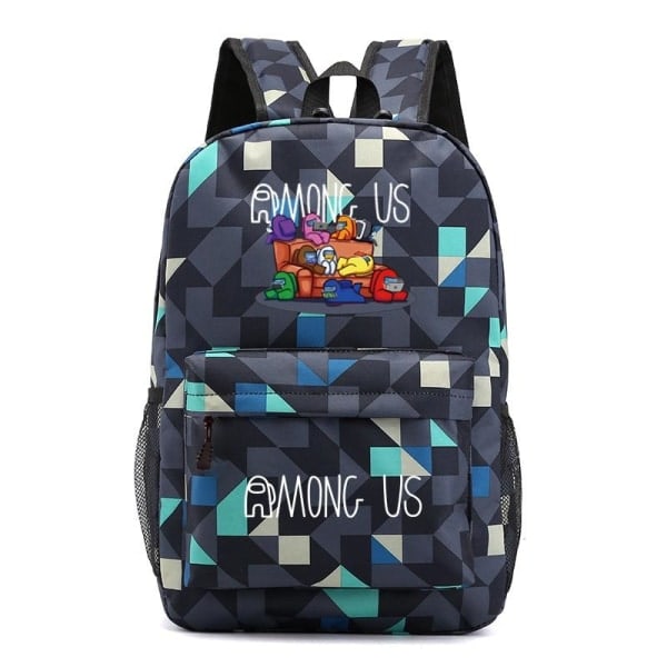 XJ-Among Us Ryggsekk Barn Ryggsekker Ryggveske 1st Romb B