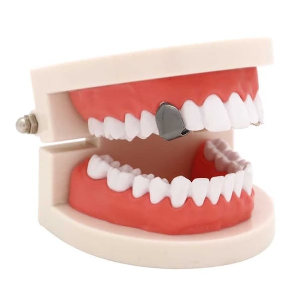 XJ-Sort Grillz til en Tand – A$AP Hiphop Tandsmykke