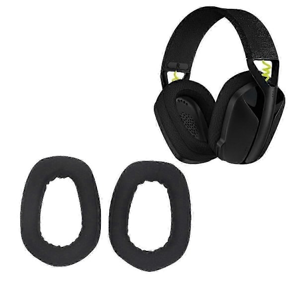 For G435 Headset Earcup Bluetooth G435 Öronkuddar Portabla Ersättningsdelar, Svart DS