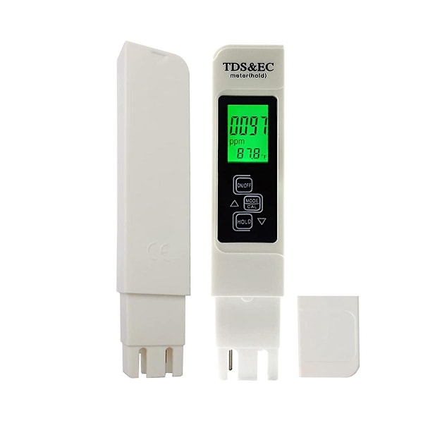 XJ-4 4-i-1 TDS pH-måler, EC temperaturmåler, til drikkevand fra hanen, digital pH-pen lab pH-tester