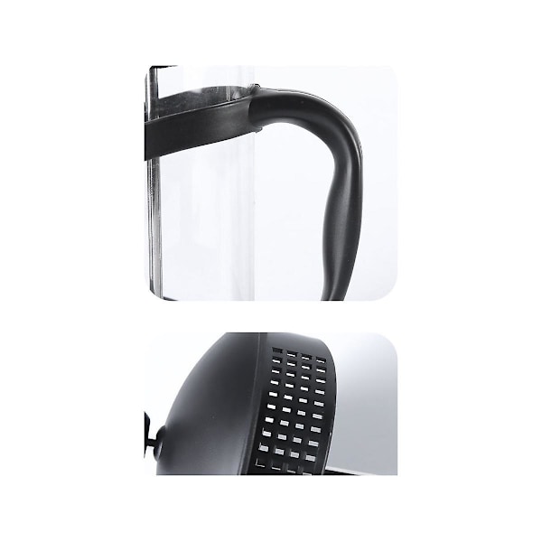 Stempelkande Praktisk Kaffemaskine Multifunktionel Holdbar Kaffekande Rustfrit Stål Glas