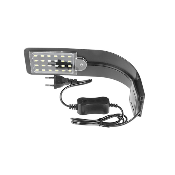 9W LED Akvaario Kalasäiliö Klipsivalo Erittäin Ohut Kasvien Kasvatus Vedenpitävä Klipsikiinnitteinen Kalasäiliö 90-260V Väri RGB Valaisin