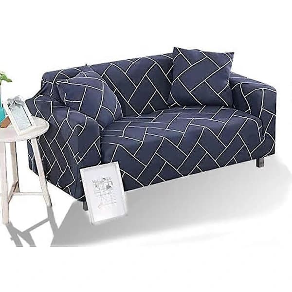 Sofftrekk elastisk stretch-sofaovertrekk, for 1-seter. L-formet hjørnesofa krever to