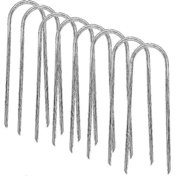 Trampolinespiker, tunge teltplugger, galvaniserte U-ankere, 8 stk