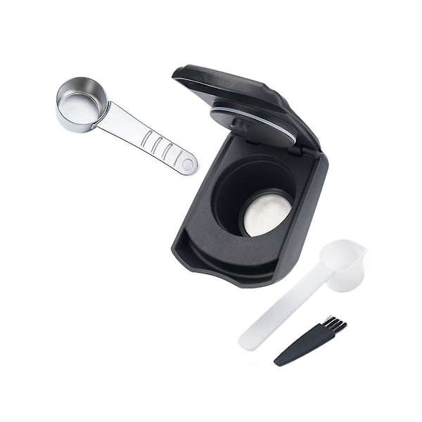 For Lumio Edg325 Maskin Gjenbrukbar Kaffe Adapter Kapsel Overføring Påfyllbar Med Rustfritt Stål S