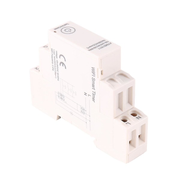 XJ-Atms161 Wifi Smart Timer & Elektricitetsmåler Tuya App Timer Switch 100-240vac 16a 250vac