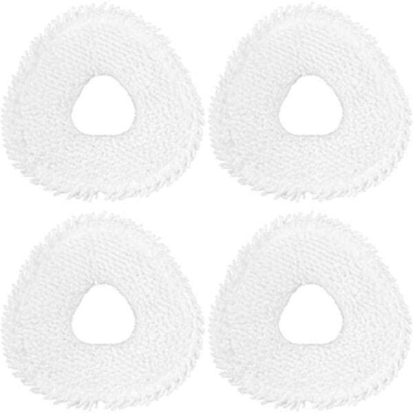 Gjelder for Yunjing 001 feie- og rengjøringsmaskin 4 erstatningsputer i fiber for J1/J2/J3/J4 mopper