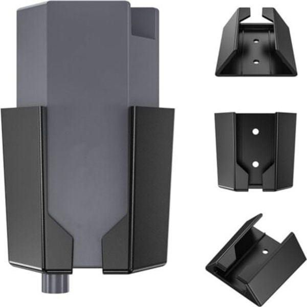 Ethernet Adapter Brakett Plast Ethernet Adapter Brakett Veggfeste Ethernet Adapter Brakett for Ulike Installasjonsoverflater (Svart)