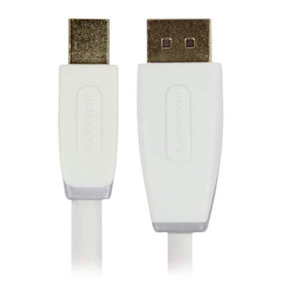 XJ-Mini Displayport-kabel Mini DisplayPort hann - DisplayPort hann 1.00 m Hvit