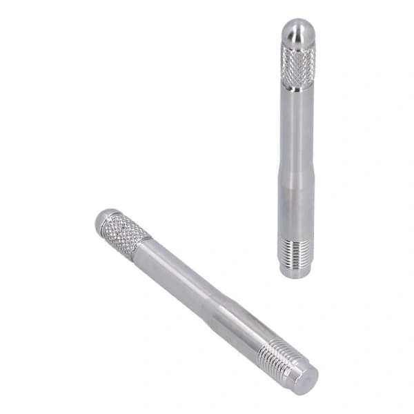 【xj】2 Pcs Wheel Bolt Alignment Pin Wheel Mounting Guide M14 X 1.5 Thread Stainless Steel Tool