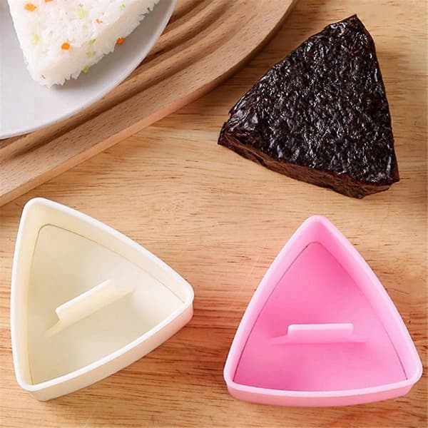 Onigiri-form, stort risformsett, non-stick risform for barnelunsj, kjøkken, bærbar risbollemaskin B