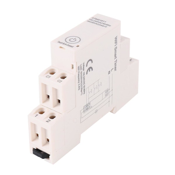 XJ-Atms161 Wifi Smart Timer & Elektricitetsmåler Tuya App Timer Switch 100-240vac 16a 250vac
