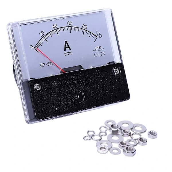 100A Panel Ampere Strøm Amperemeter Måler Dh-670