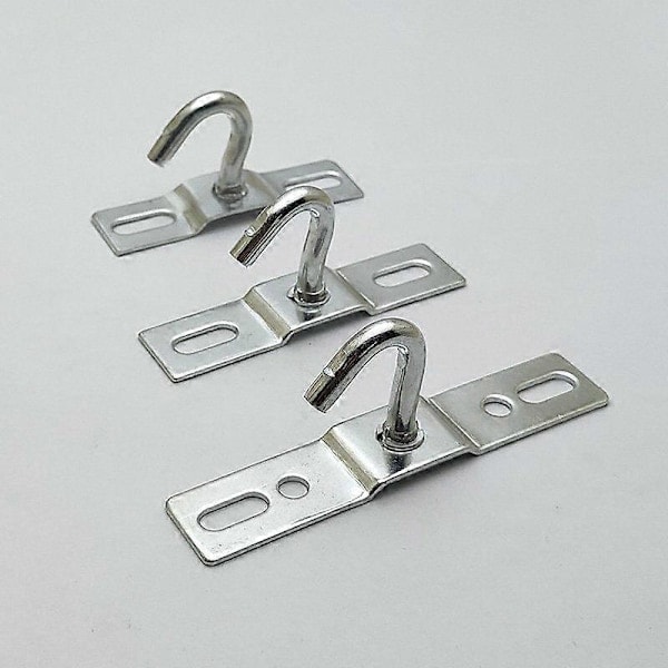 [20 stykker] Takkrok 70mm Taklampe Baseplate Lysekrone Krok Skrumontering Tungt Galvanisert Jern for Europeisk IKEA Lampe Tak