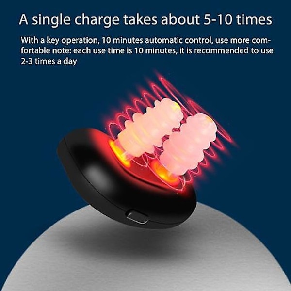 Red Light & Infrared Light Nose Treatment, Cordless Design, Small Size, Portable, Rechargeable, Red Light Nasal Therapy