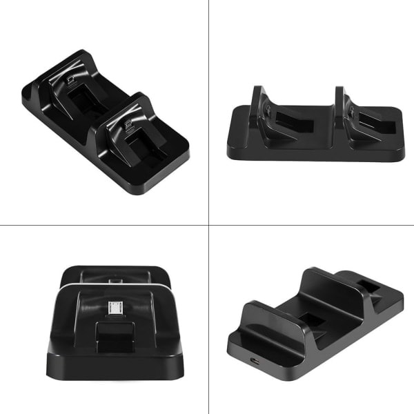 Galaxy PS4-handkontroll Laddare, Dubbel USB PS4-handkontroll Laddningsstation för PS4-spelhandkontroll
