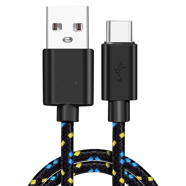 USB Type C-kabel Snabbladdning USB C-kablar Type-c Datasladd Laddare USB C För Samsung S9 Note 9 Huawei P20 Pro Xiaomi 1m/2m/3m 0.5m Svart 0.5m 0.5m Black