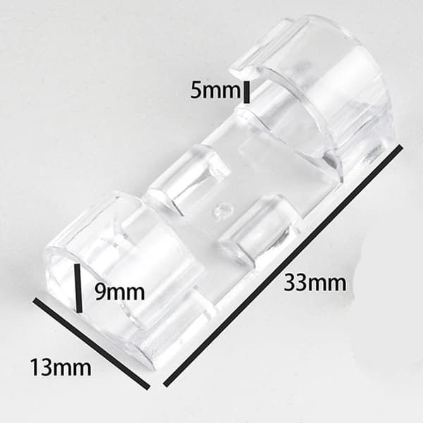 Self-adhesive cable clips, cable holders, cable organizers, 120 pieces
