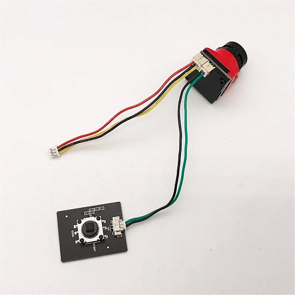 XJ-Cmos 1/1.8 1800tvl Mini Fpv Kamera 2.1mm Objektiv Ström 5v-40v Pal/ntsc Med Osd Intern Justerbar Fo