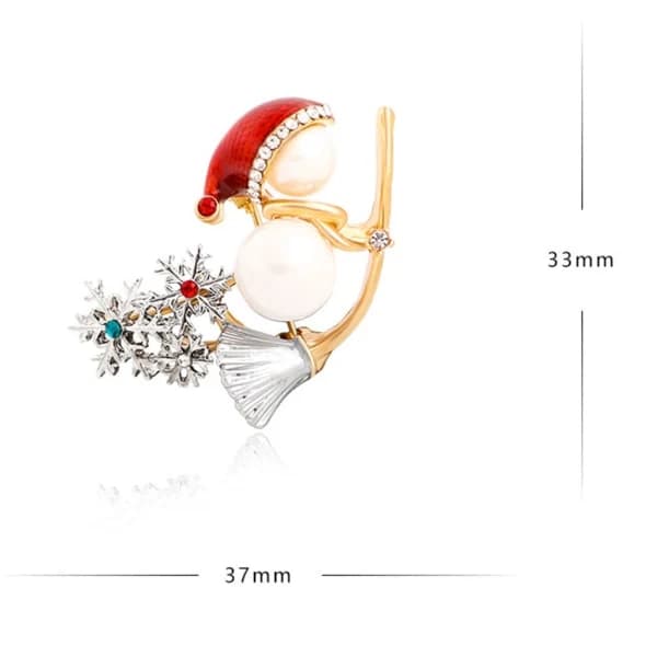 1/2/3/5 Stift Broche Skjorte Kvinder Tilbehør Jule Revers Gave Træ 1 Sæt