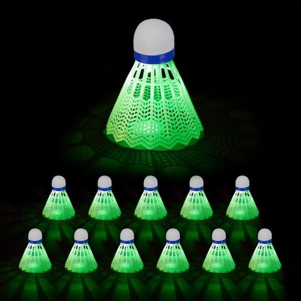 XJ-LED-shuttlecock set om 12
