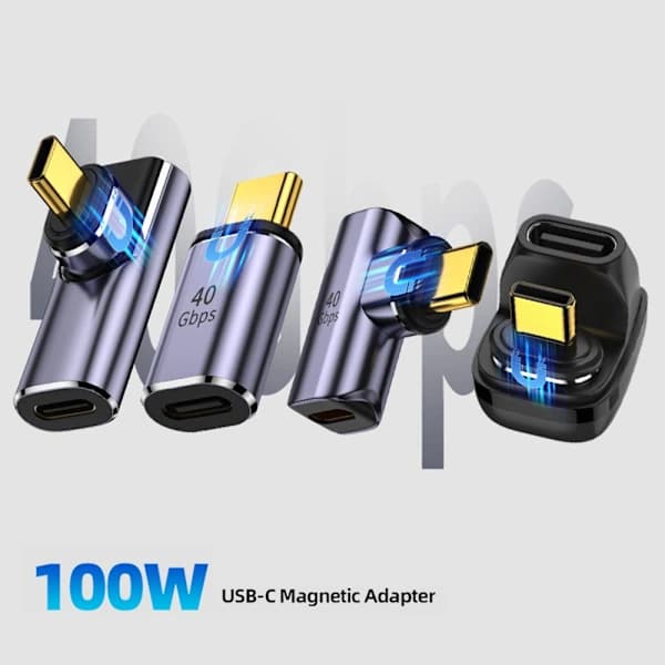 USB4.0 Typ-C Magneettinen Lataussovitin