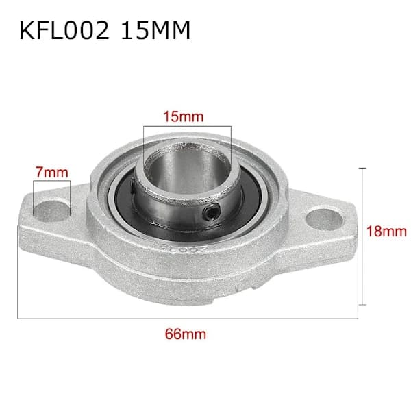 Kuglelejeholder Tryklager KFL005 25MM KFL005 25MM KFL005 25MM