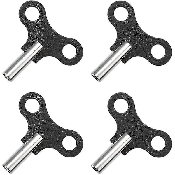 Mekanisk klocknyckel Universal klocknyckel uppdragsverktyg (svart) (4 stycken) A