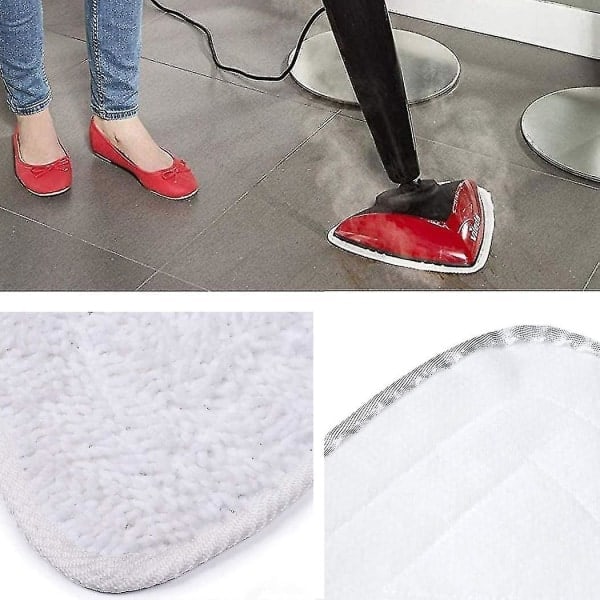 6-pak mikrofiber dampmoppepuder udskiftning kompatible med Vileda 100 -ge